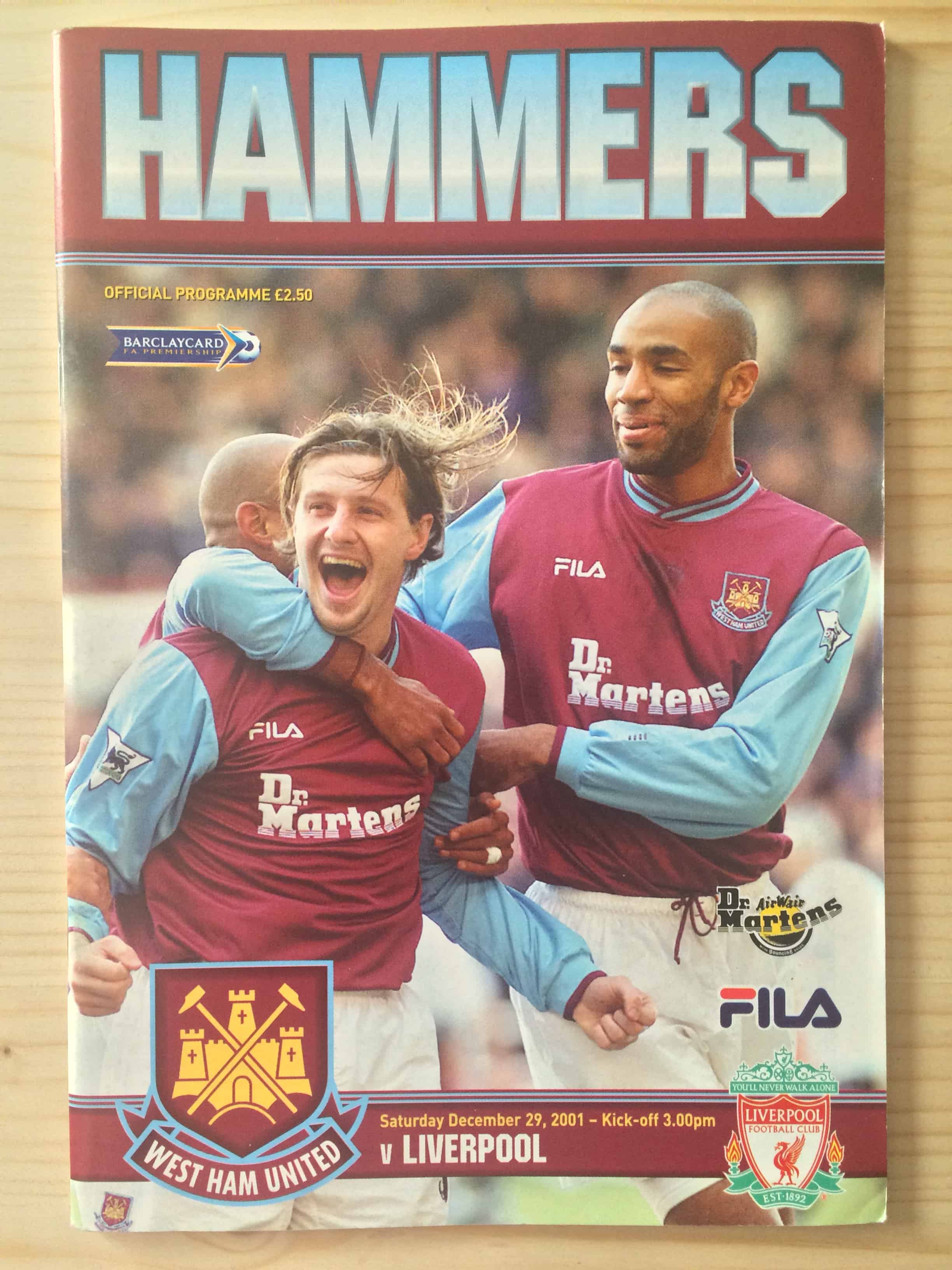 West Ham United FC v Liverpool FC